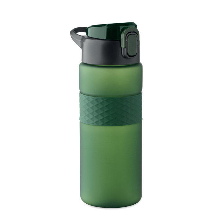 Gourde rPET 700 ml avec paille promotionnelle Isjforden Vert foncé